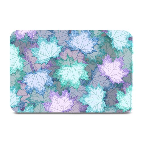 Leaves Glitter Background Winter Plate Mats from ArtsNow.com 18 x12  Plate Mat