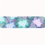 Leaves Glitter Background Winter Large Bar Mat