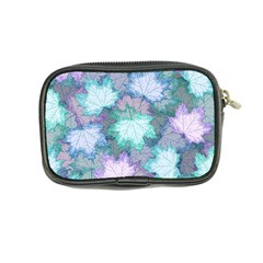 Leaves Glitter Background Winter Coin Purse from ArtsNow.com Back