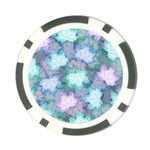Leaves Glitter Background Winter Poker Chip Card Guard (10 pack)