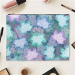 Leaves Glitter Background Winter Cosmetic Bag (XL)
