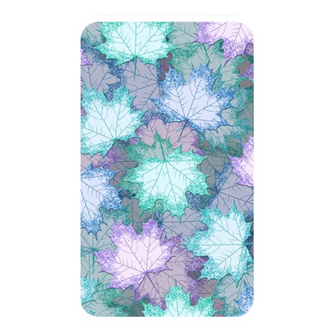 Leaves Glitter Background Winter Memory Card Reader (Rectangular) from ArtsNow.com Front