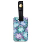 Leaves Glitter Background Winter Luggage Tag (one side)
