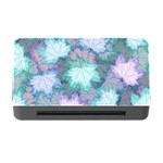 Leaves Glitter Background Winter Memory Card Reader with CF