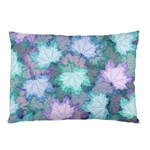 Leaves Glitter Background Winter Pillow Case (Two Sides)