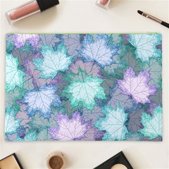 Leaves Glitter Background Winter Cosmetic Bag (XXL) from ArtsNow.com Back