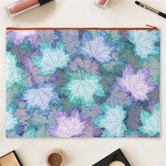 Leaves Glitter Background Winter Cosmetic Bag (XXXL) from ArtsNow.com Back