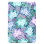 Leaves Glitter Background Winter Removable Flap Cover (S)