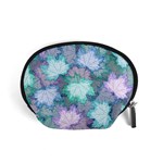 Leaves Glitter Background Winter Accessory Pouch (Small)