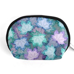 Leaves Glitter Background Winter Accessory Pouch (Medium) from ArtsNow.com Front