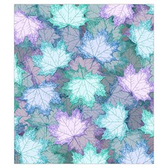 Leaves Glitter Background Winter Drawstring Pouch (Small) from ArtsNow.com Front