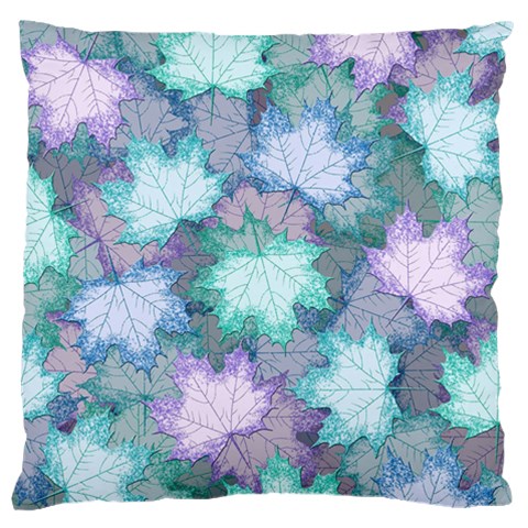 Leaves Glitter Background Winter Standard Premium Plush Fleece Cushion Case (One Side) from ArtsNow.com Front