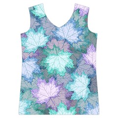 Leaves Glitter Background Winter Women s Basketball Tank Top from ArtsNow.com Front