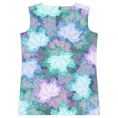 Leaves Glitter Background Winter Women s Basketball Tank Top from ArtsNow.com Back
