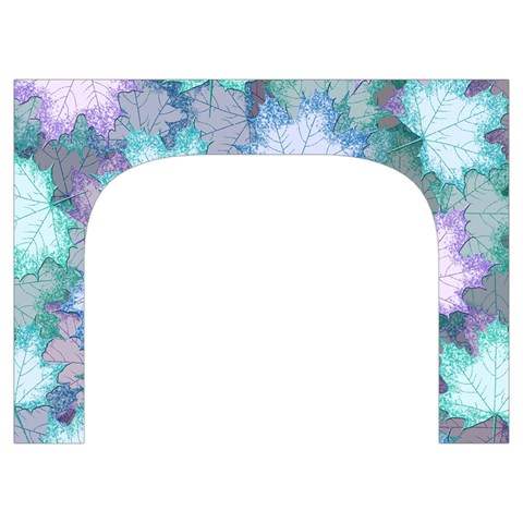 Leaves Glitter Background Winter Toiletries Pouch from ArtsNow.com Front