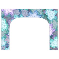 Leaves Glitter Background Winter Toiletries Pouch from ArtsNow.com Front