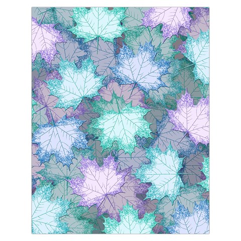 Leaves Glitter Background Winter Toiletries Pouch from ArtsNow.com Back