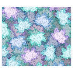 Leaves Glitter Background Winter Zipper Large Tote Bag from ArtsNow.com Back