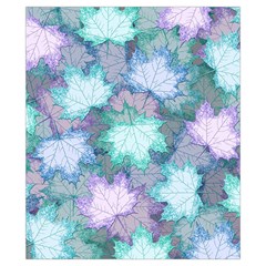Leaves Glitter Background Winter Drawstring Pouch (XS) from ArtsNow.com Front