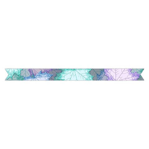 Leaves Glitter Background Winter Short Sleeve V Hem