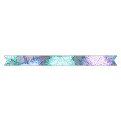 Leaves Glitter Background Winter Short Sleeve V Hem