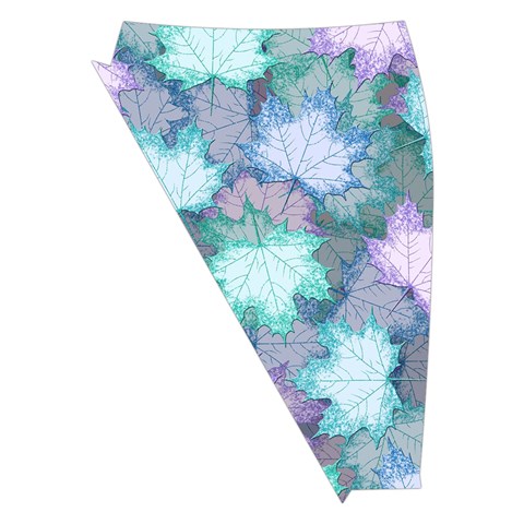 Leaves Glitter Background Winter Midi Wrap Pencil Skirt from ArtsNow.com Front Left