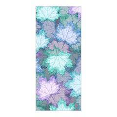 Leaves Glitter Background Winter Pleated Skirt from ArtsNow.com Front Pleats