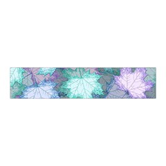 Leaves Glitter Background Winter Pleated Skirt from ArtsNow.com Waist Band