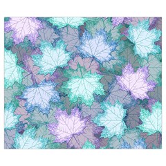Leaves Glitter Background Winter Medium Tote Bag from ArtsNow.com Back