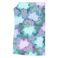 Leaves Glitter Background Winter Women s Button Up Vest from ArtsNow.com Front Right