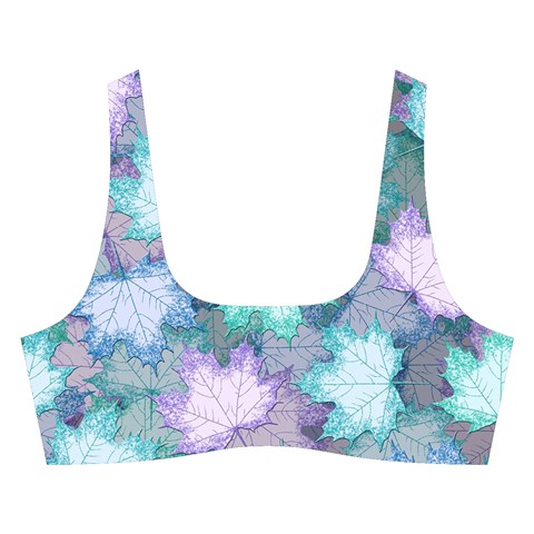 Leaves Glitter Background Winter Cross Back Hipster Bikini Set from ArtsNow.com Front