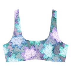 Leaves Glitter Background Winter Cross Back Hipster Bikini Set from ArtsNow.com Front