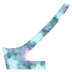 Leaves Glitter Background Winter Cross Back Hipster Bikini Set from ArtsNow.com Back Left