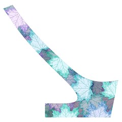 Leaves Glitter Background Winter Cross Back Hipster Bikini Set from ArtsNow.com Back Right