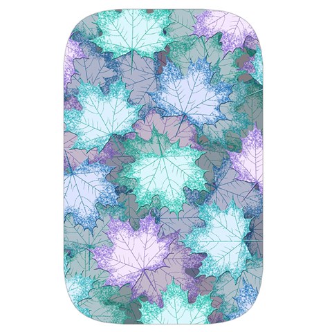 Leaves Glitter Background Winter Waist Pouch (Small) from ArtsNow.com Front