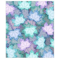Leaves Glitter Background Winter Waist Pouch (Small) from ArtsNow.com Back Strap