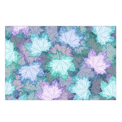 Leaves Glitter Background Winter Waist Pouch (Large) from ArtsNow.com Loop