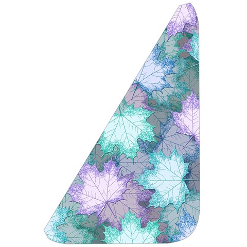 Leaves Glitter Background Winter Belt Pouch Bag (Large) from ArtsNow.com Front Left