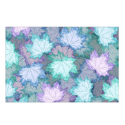 Leaves Glitter Background Winter Belt Pouch Bag (Large) from ArtsNow.com Loop