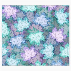 Leaves Glitter Background Winter Roll Up Canvas Pencil Holder (S) from ArtsNow.com Front
