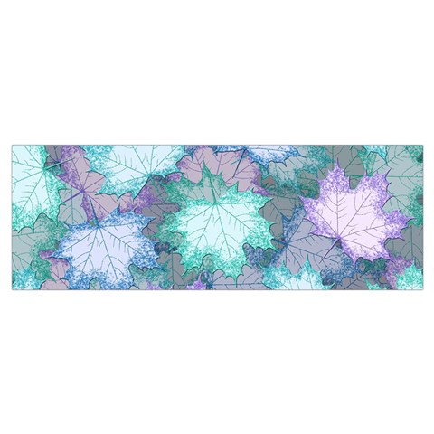 Leaves Glitter Background Winter Wristlet Pouch Bag (Small) from ArtsNow.com Bottom