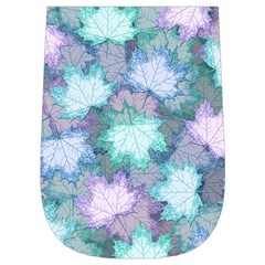 Leaves Glitter Background Winter Wristlet Pouch Bag (Small) from ArtsNow.com Left Side