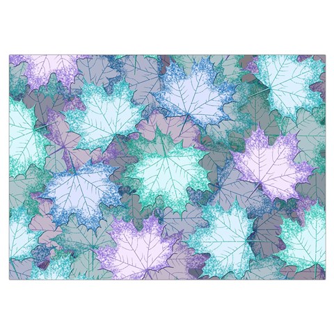 Leaves Glitter Background Winter Wristlet Pouch Bag (Small) from ArtsNow.com Belt Loop