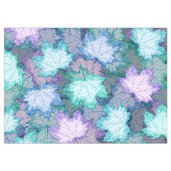 Leaves Glitter Background Winter Wristlet Pouch Bag (Small) from ArtsNow.com Belt Loop