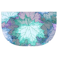 Leaves Glitter Background Winter Make Up Case (Medium) from ArtsNow.com Side Right