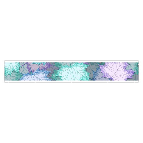Leaves Glitter Background Winter Make Up Case (Medium) from ArtsNow.com Zipper Back