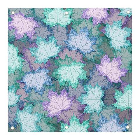 Leaves Glitter Background Winter Banner and Sign 3  x 3  from ArtsNow.com Front