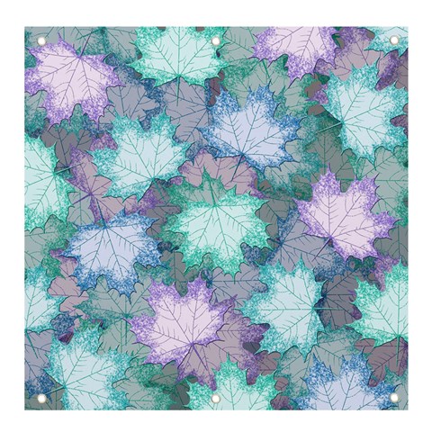 Leaves Glitter Background Winter Banner and Sign 4  x 4  from ArtsNow.com Front