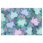 Leaves Glitter Background Winter Banner and Sign 6  x 4 