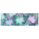 Leaves Glitter Background Winter Banner and Sign 9  x 3 